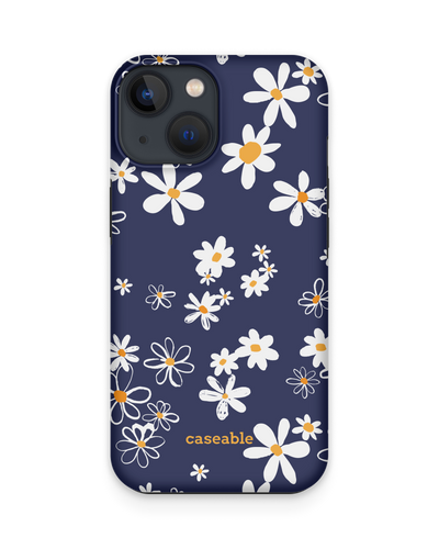 Navy Daisies Premium Phone Case Apple iPhone 13 mini