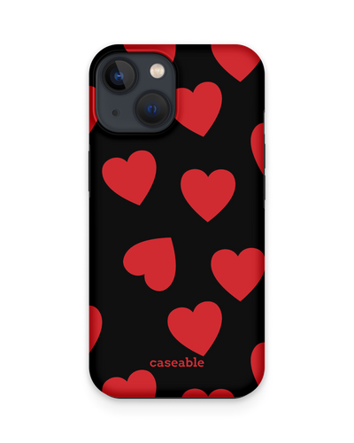 Repeating Hearts Premium Phone Case Apple iPhone 13 mini