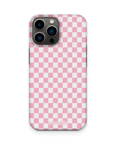 Pink Checkerboard Premium Phone Case Apple iPhone 13 Pro Max