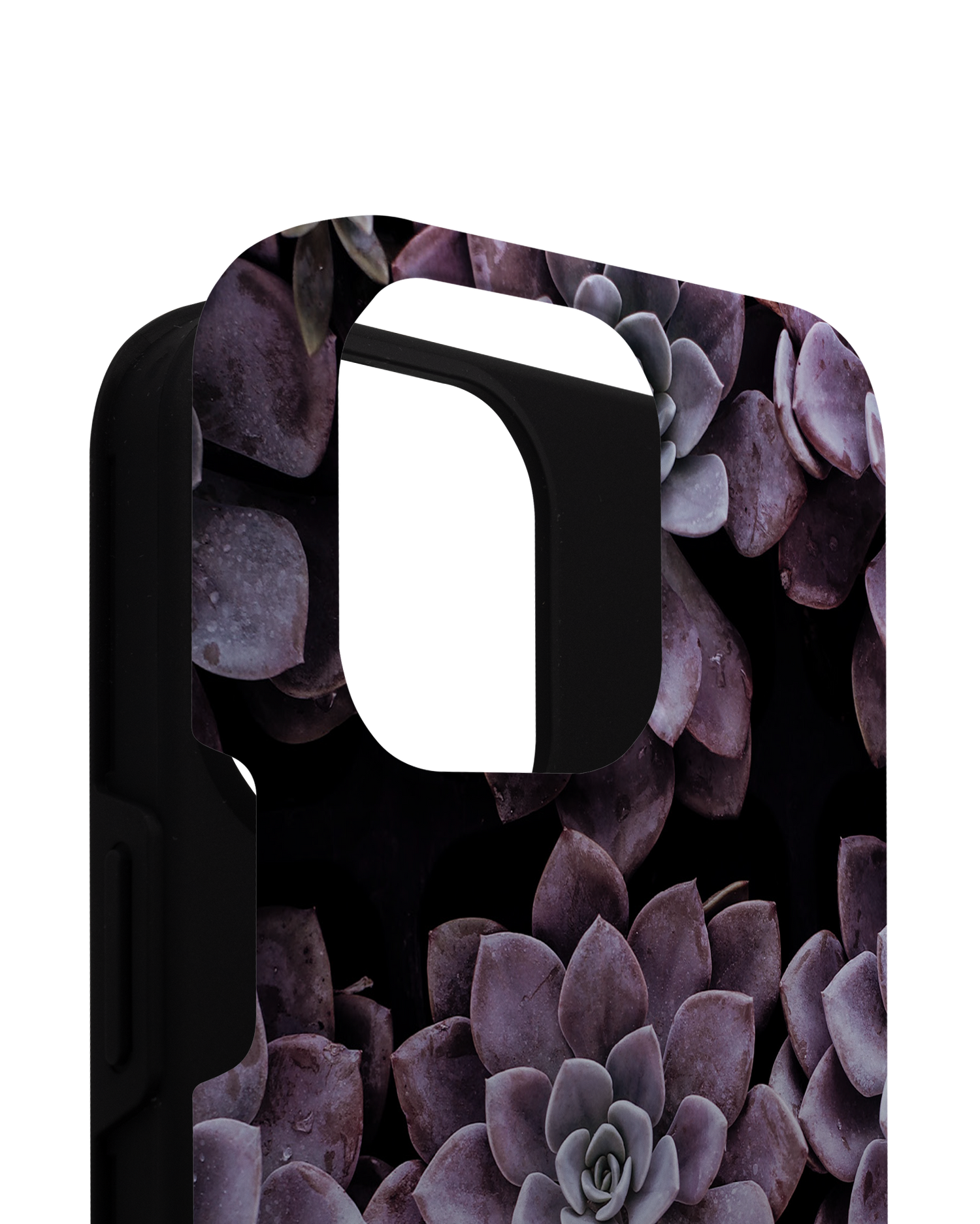 Purple Succulents Premium Phone Case for Apple iPhone 14 Pro Max consisting of 2 parts