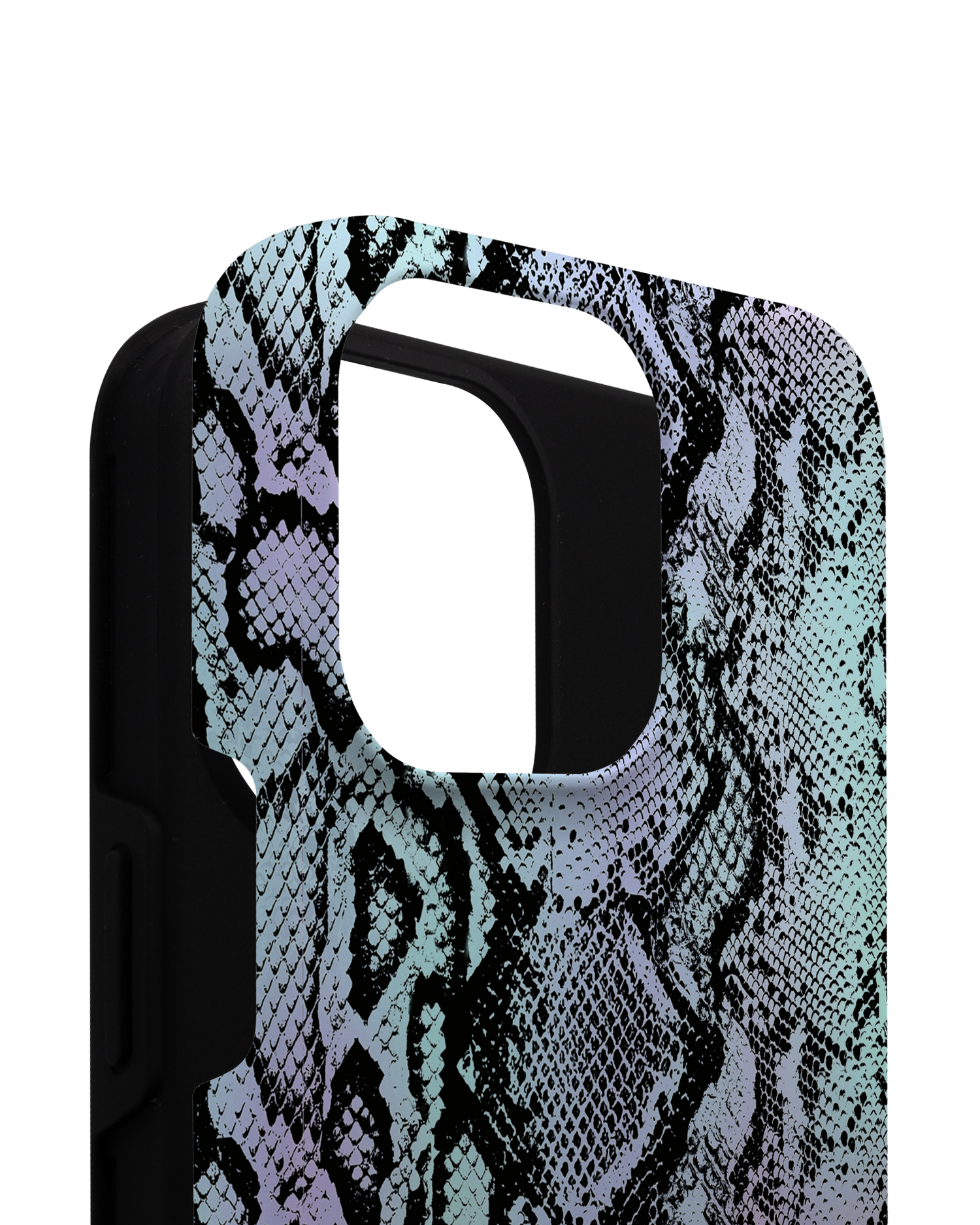 Groovy Snakeskin Premium Phone Case for Apple iPhone 14 Pro Max consisting of 2 parts