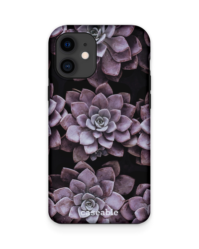 Purple Succulents Premium Phone Case Apple iPhone 12 mini