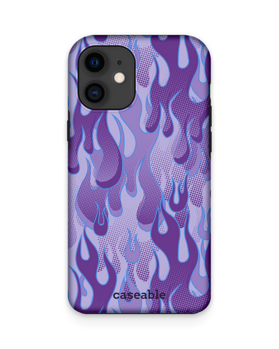 Purple Flames Premium Phone Case Apple iPhone 12 mini