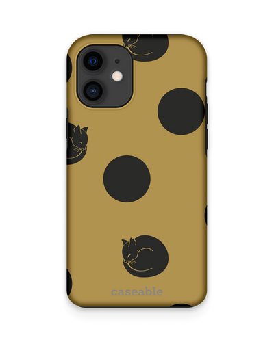 Polka Cats Premium Phone Case Apple iPhone 12 mini