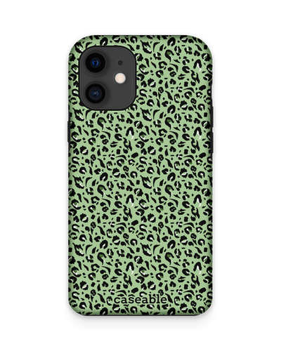 Mint Leopard Premium Phone Case Apple iPhone 12 mini