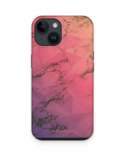 Marbled Triangles Premium Phone for Apple iPhone 14