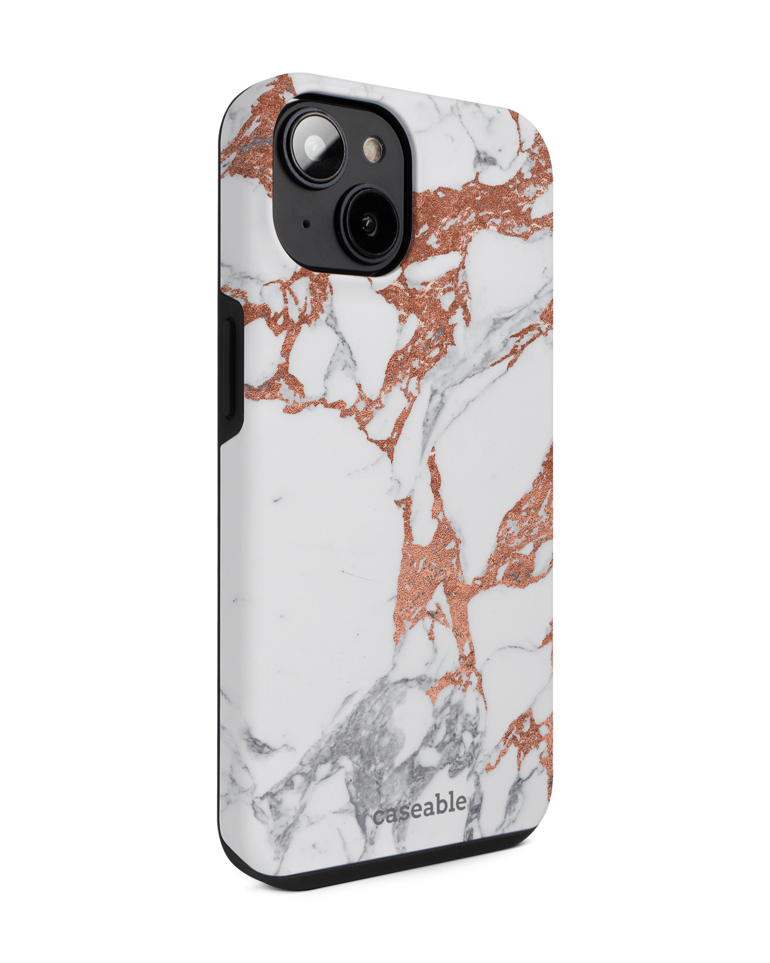 Marble Mix Premium Phone for Apple iPhone 14: View from the left side