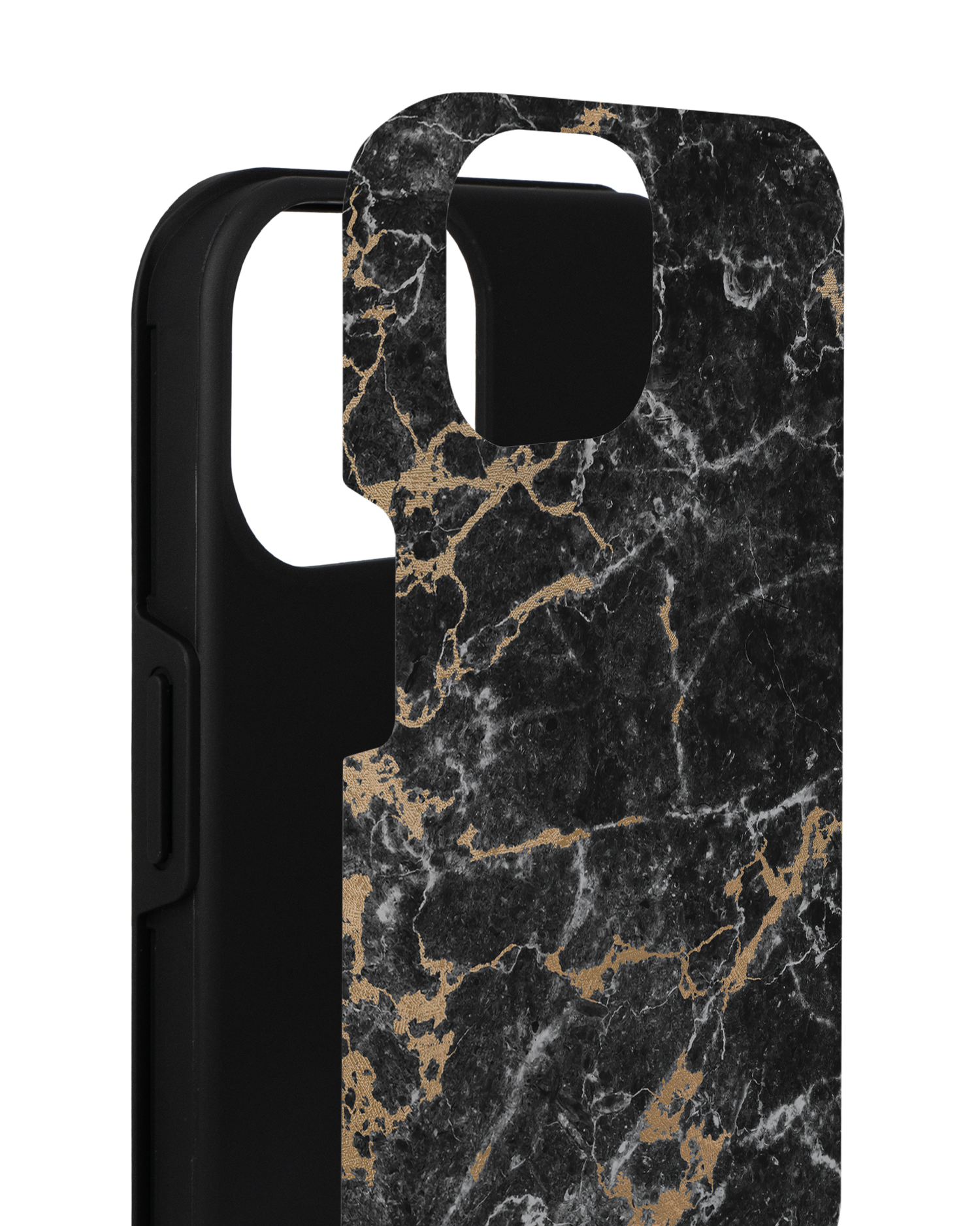Marble and Gold Premium Phone for Apple iPhone 14 consisting of 2 parts