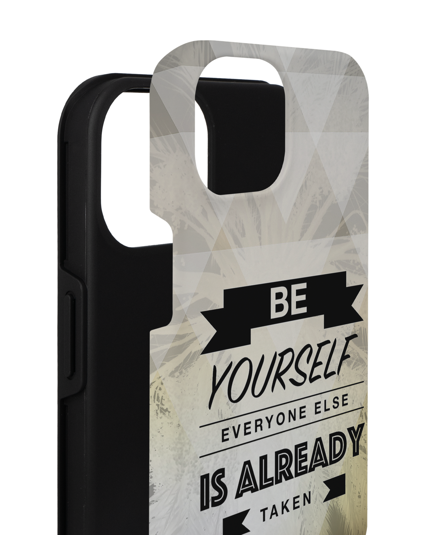 Be Yourself Premium Phone for Apple iPhone 14 consisting of 2 parts