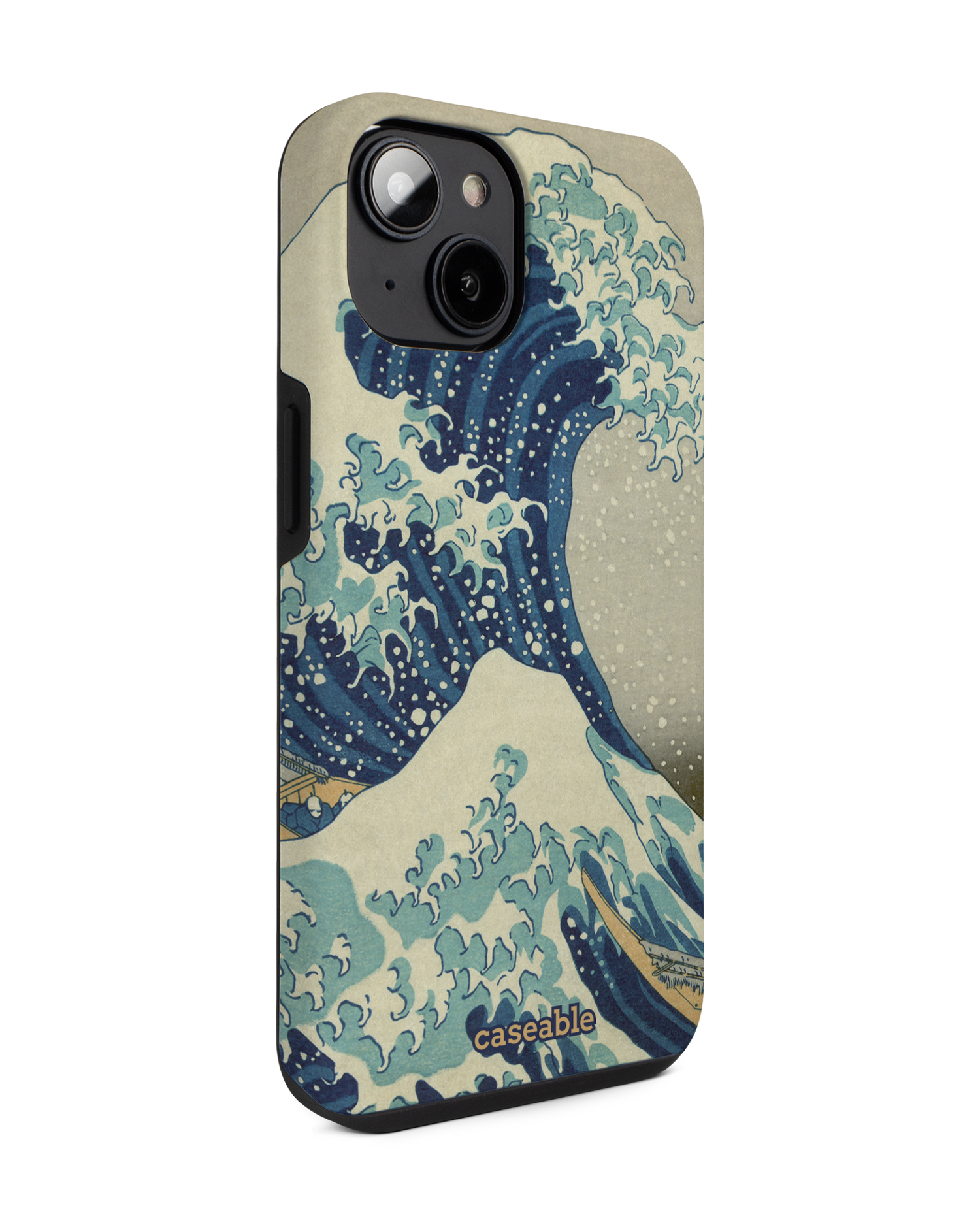 Great Wave Off Kanagawa By Hokusai Premium Phone for Apple iPhone 14: View from the left side