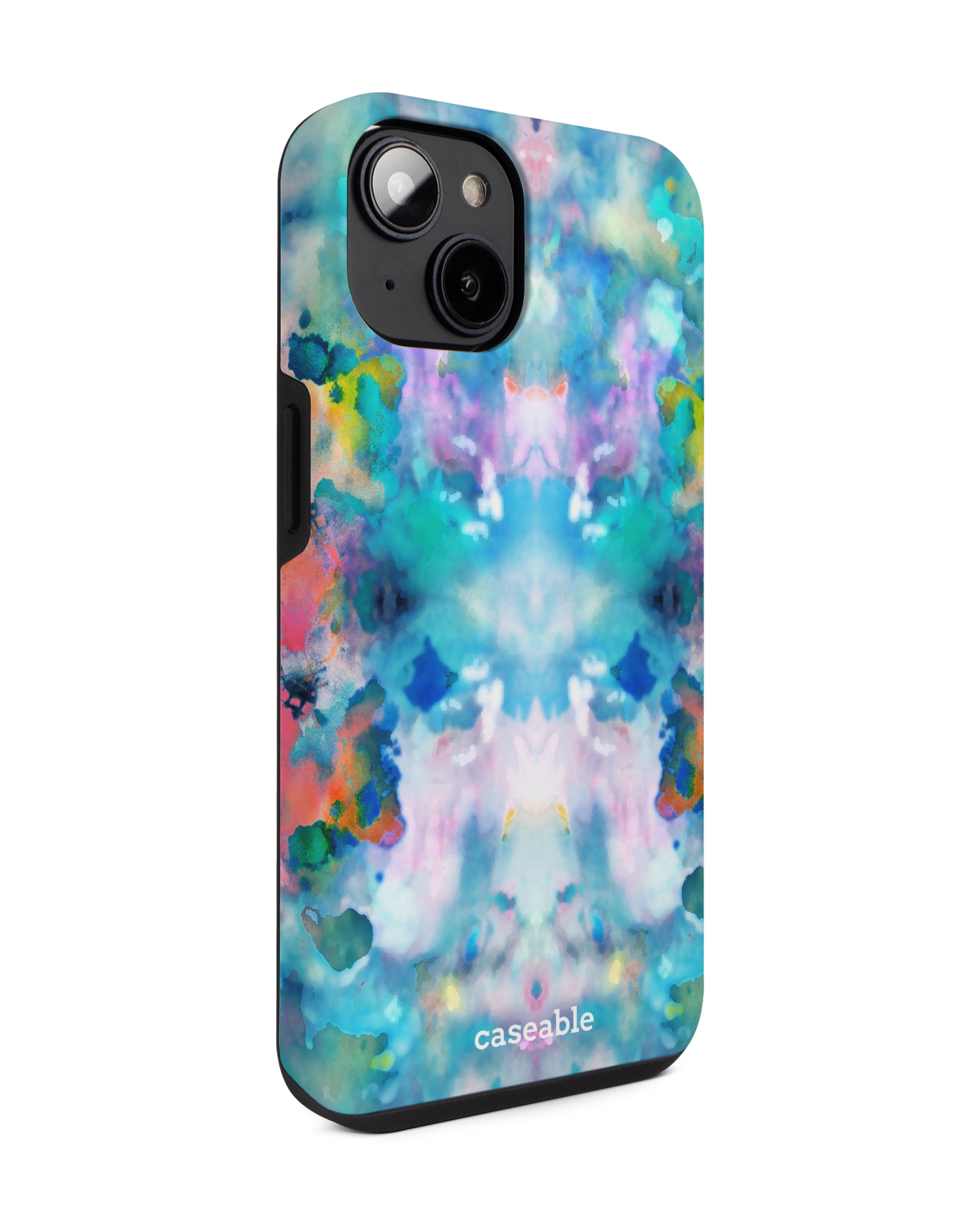 Paint Splatter Premium Phone for Apple iPhone 14: View from the left side