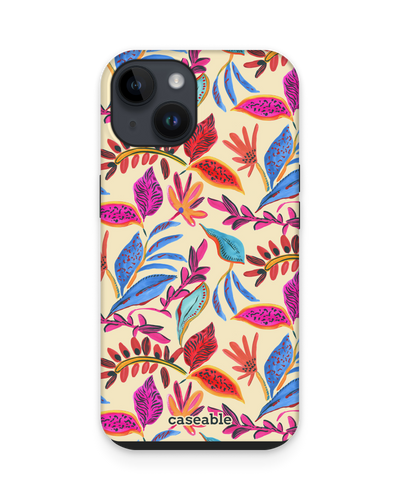 Painterly Spring Leaves Premium Phone for Apple iPhone 15