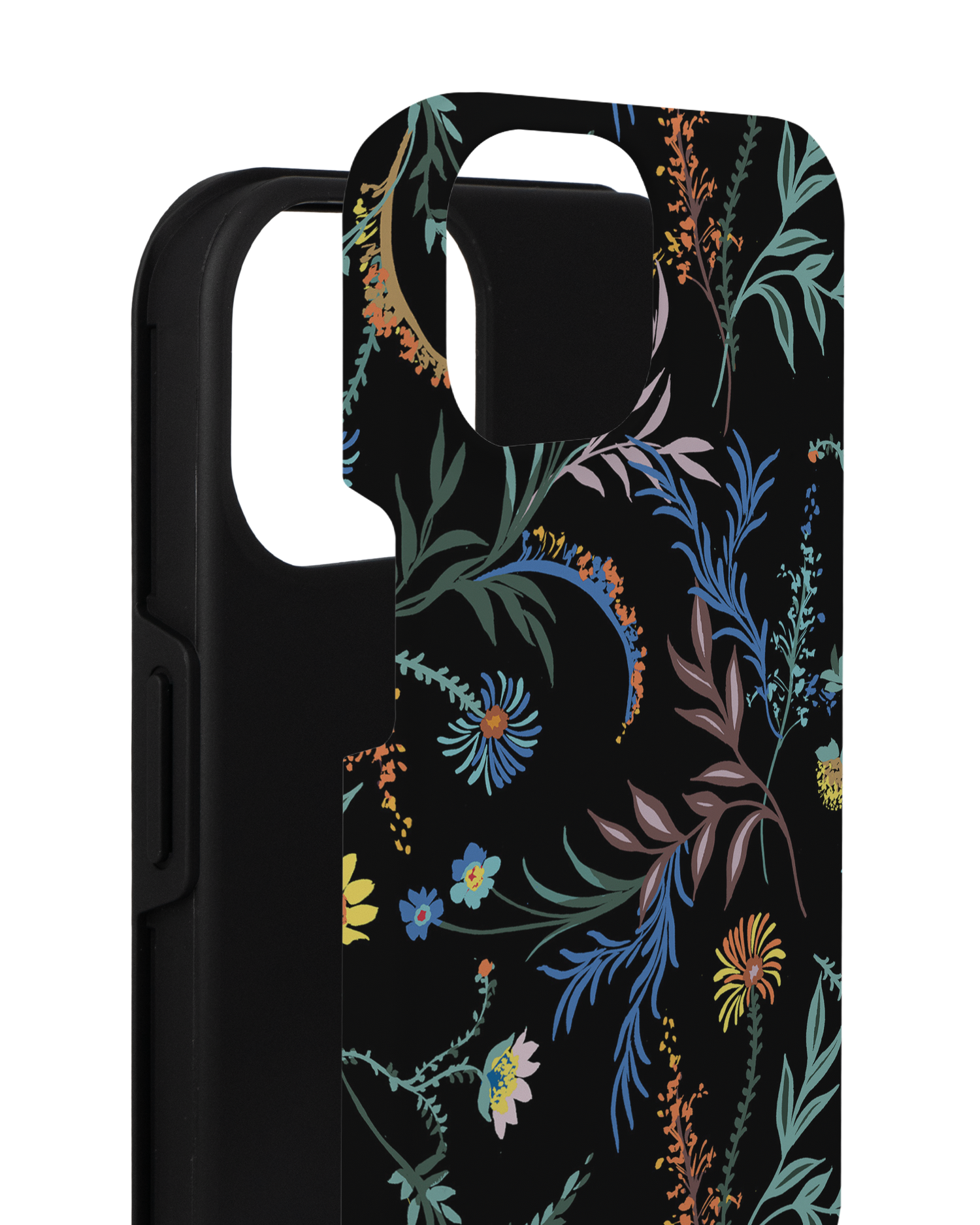 Woodland Spring Floral Premium Phone for Apple iPhone 14 consisting of 2 parts