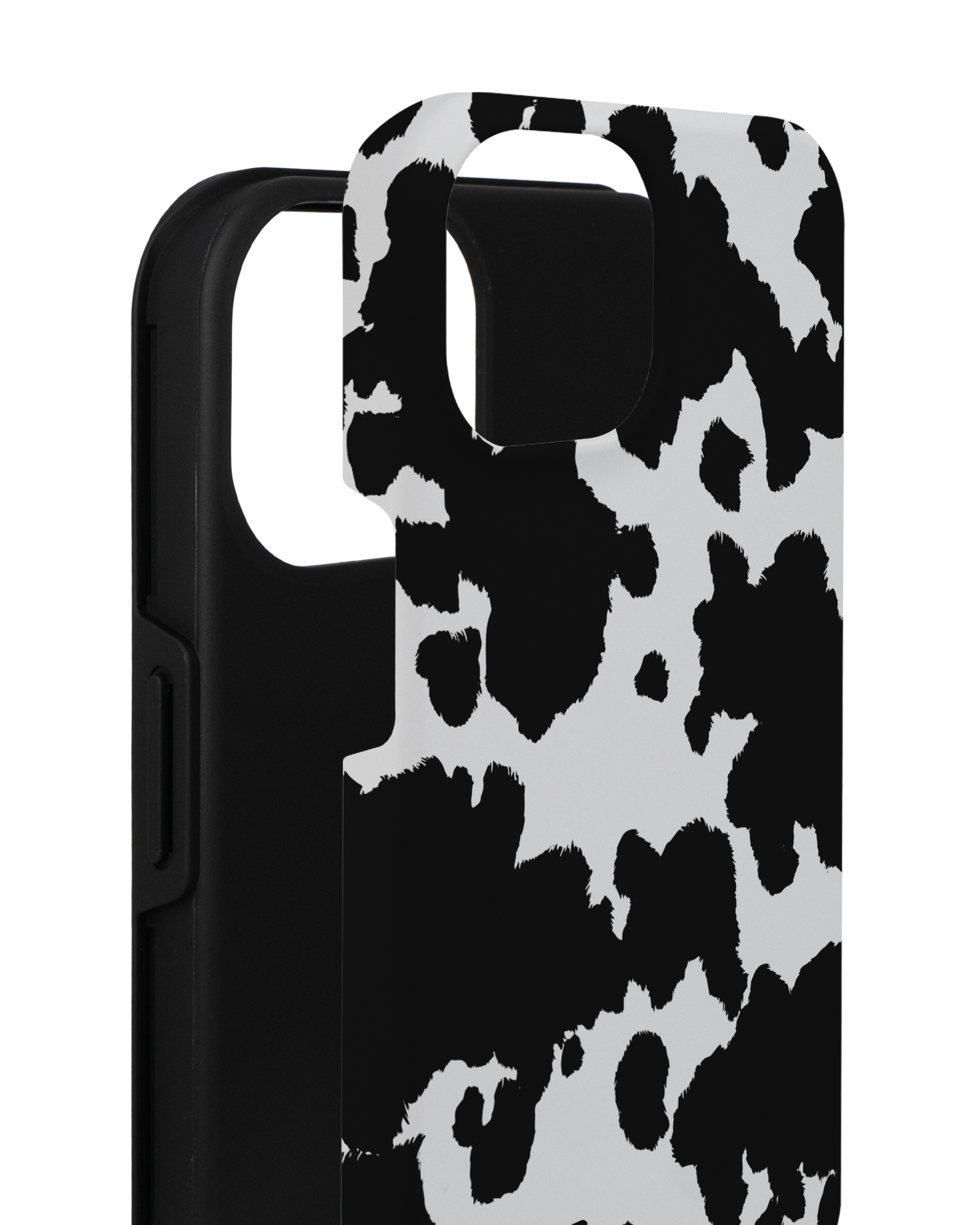Cow Print Premium Phone for Apple iPhone 14 consisting of 2 parts