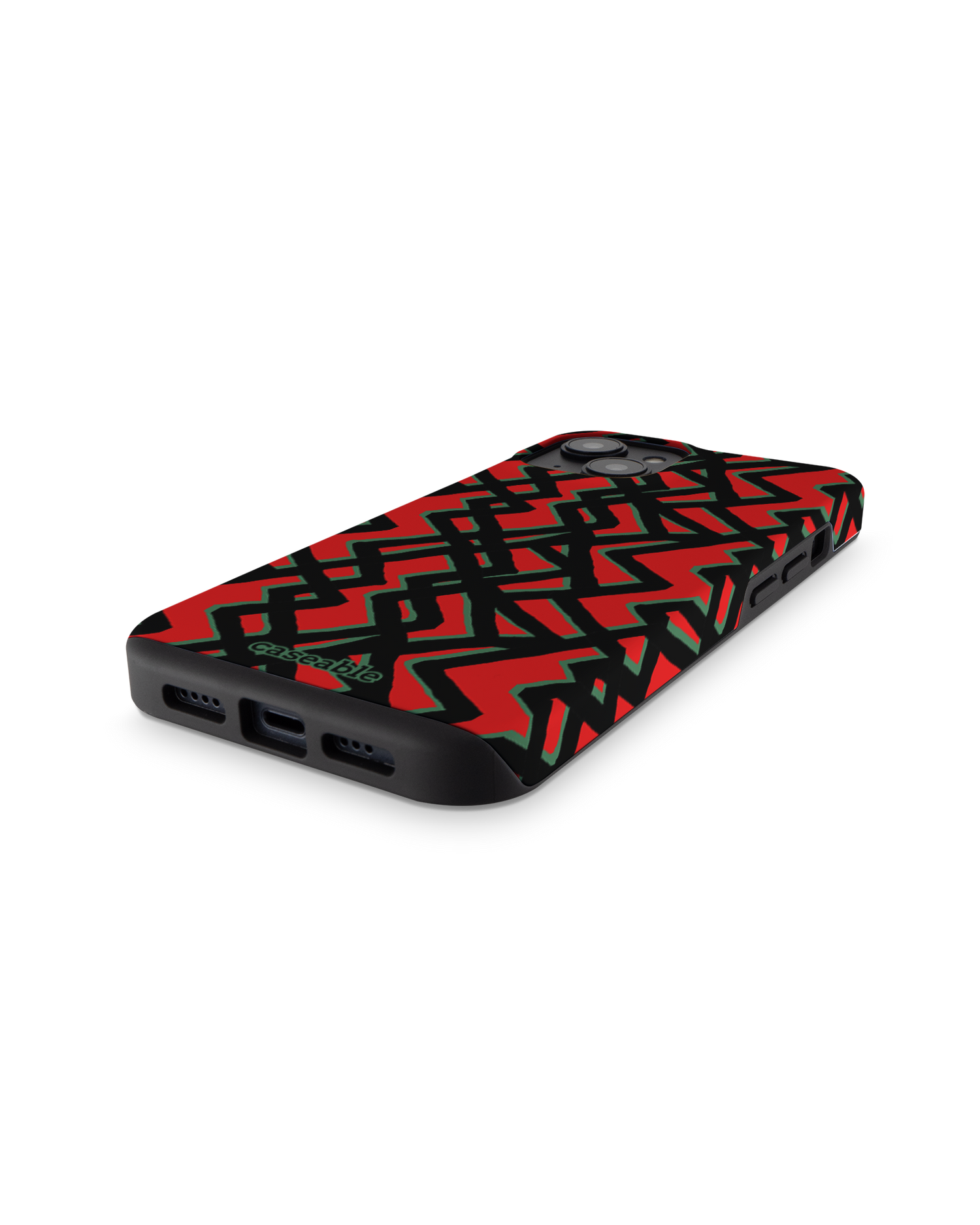 Fences Pattern Premium Phone for Apple iPhone 14: Bottom View