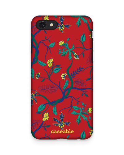 Ultra Red Floral Premium Phone Case Apple iPhone 6, Apple iPhone 6s