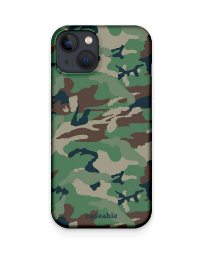 Green and Brown Camo Premium Phone Case Apple iPhone 13
