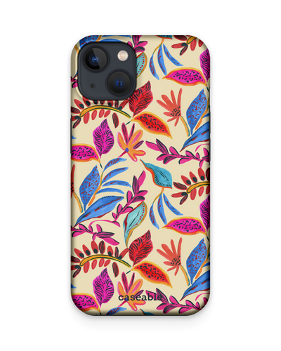 Painterly Spring Leaves Premium Phone Case Apple iPhone 13