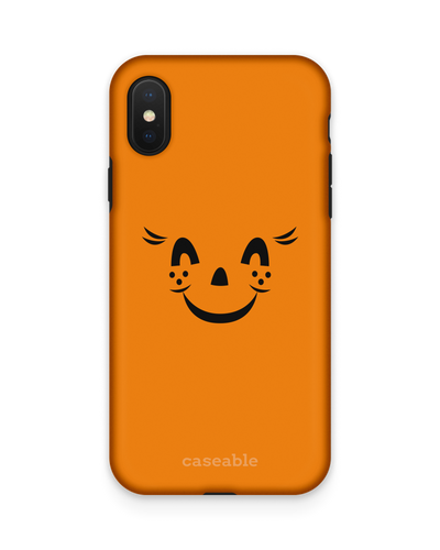 Pumpkin Smiles Premium Phone Case Apple iPhone X, Apple iPhone XS