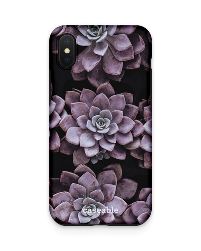 Purple Succulents Premium Phone Case Apple iPhone XS Max