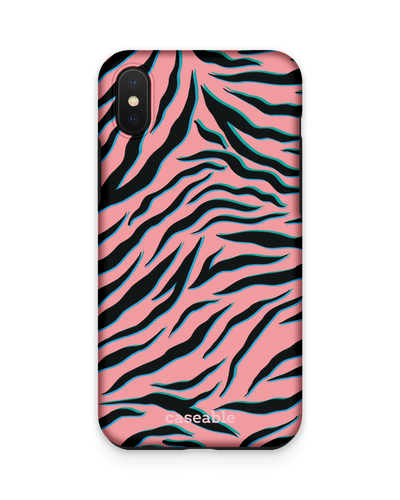 Pink Zebra Premium Phone Case Apple iPhone XS Max
