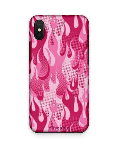 Pink Flames Premium Phone Case Apple iPhone XS Max