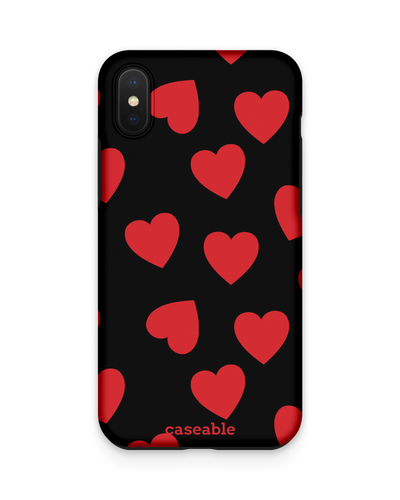 Repeating Hearts Premium Phone Case Apple iPhone XS Max