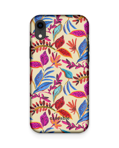 Painterly Spring Leaves Premium Phone Case Apple iPhone XR