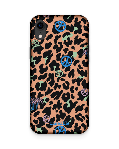 Leopard Peace Palms Premium Phone Case Apple iPhone XR