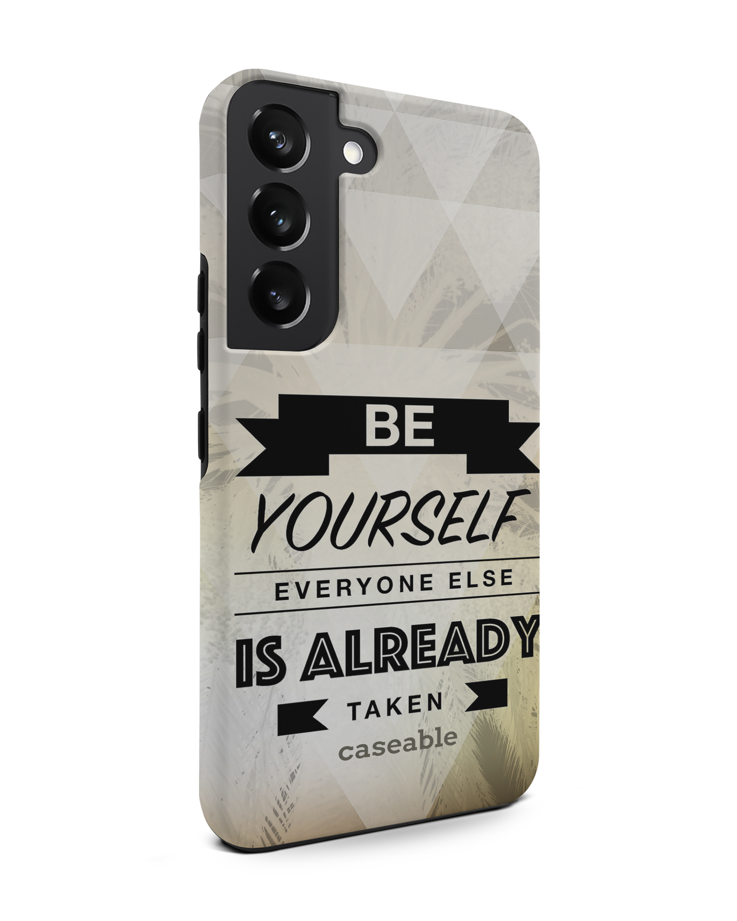 Be Yourself Premium Phone Case Samsung Galaxy S22 5G: View from the left side