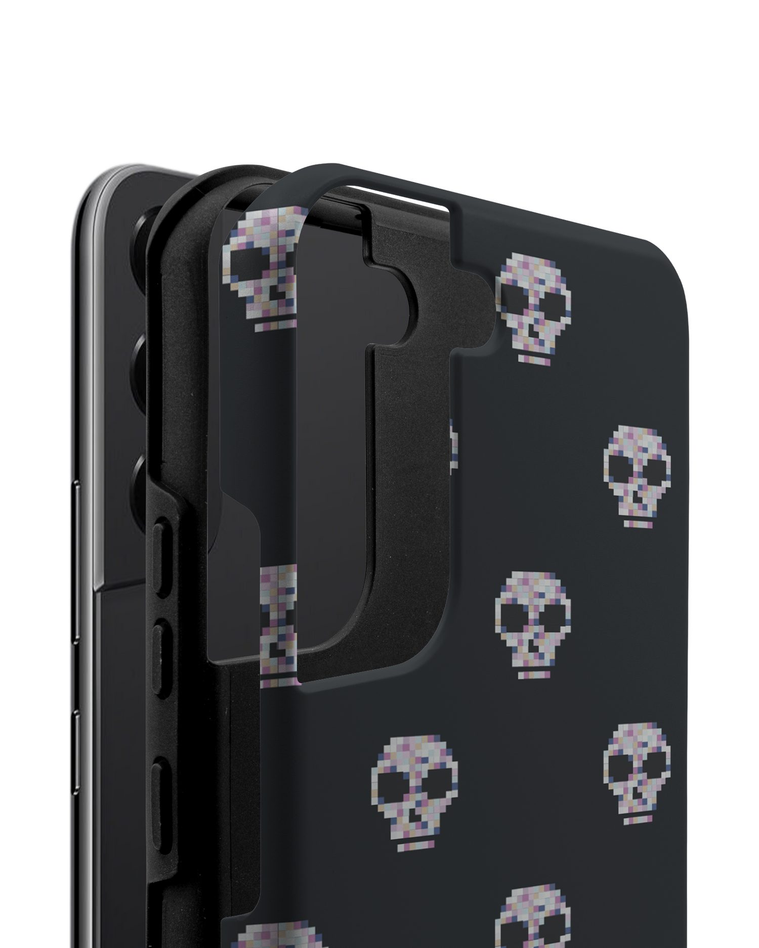 Digital Skulls Premium Phone Case Samsung Galaxy S22 5G consisting of 2 parts