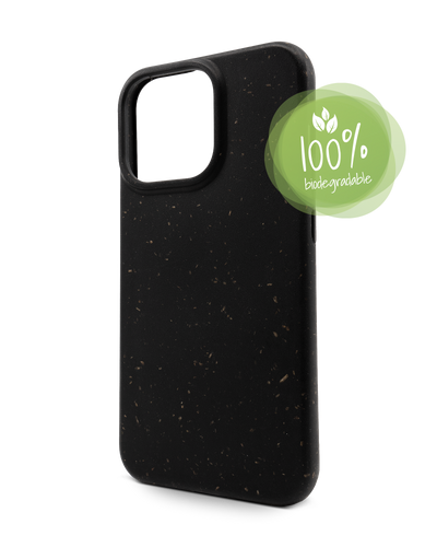 Black Eco-Friendly Phone Case for Apple iPhone 13 Pro: 100% Biodegradable
