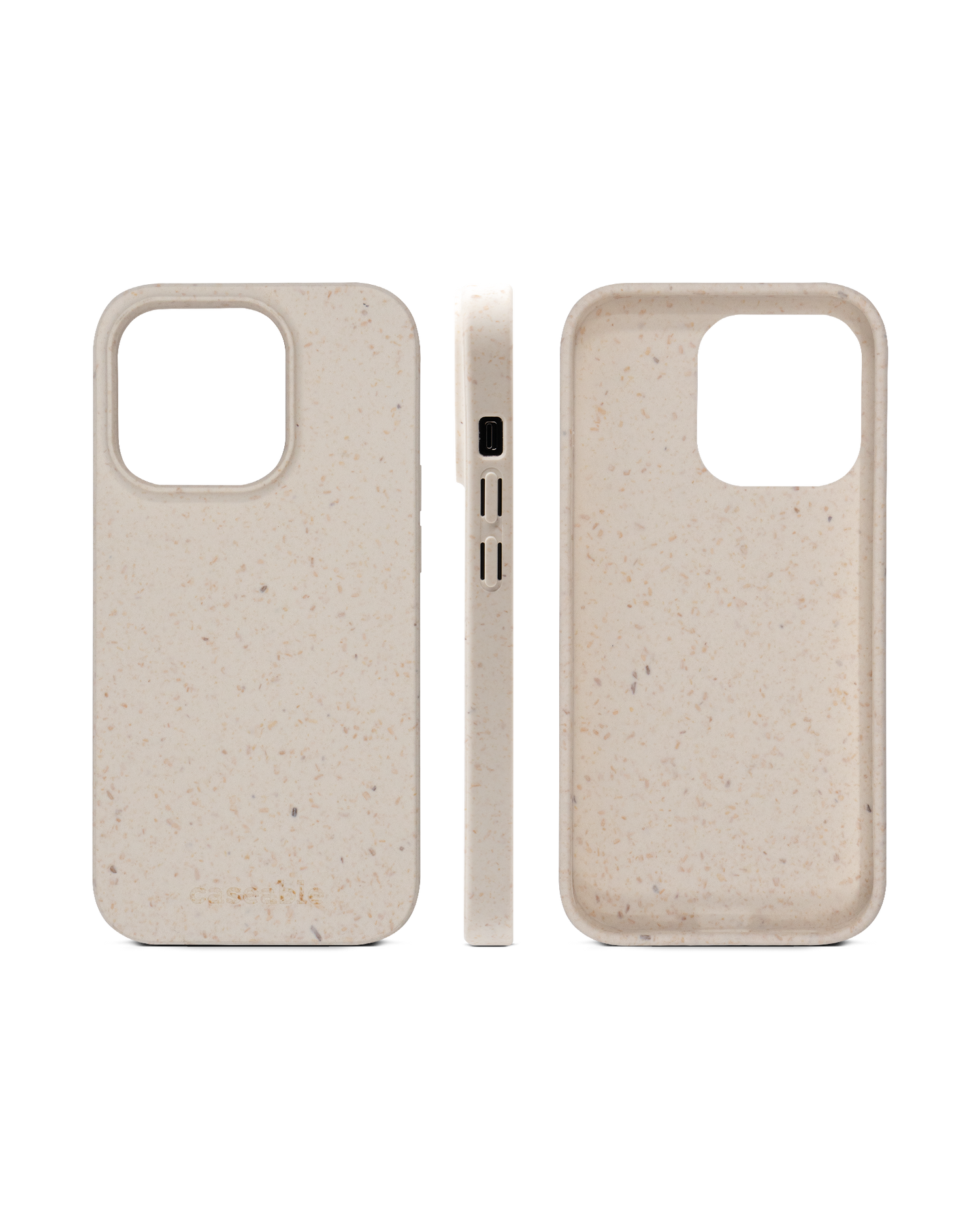 White Eco Friendly Phone Case Apple iPhone 14 Pro