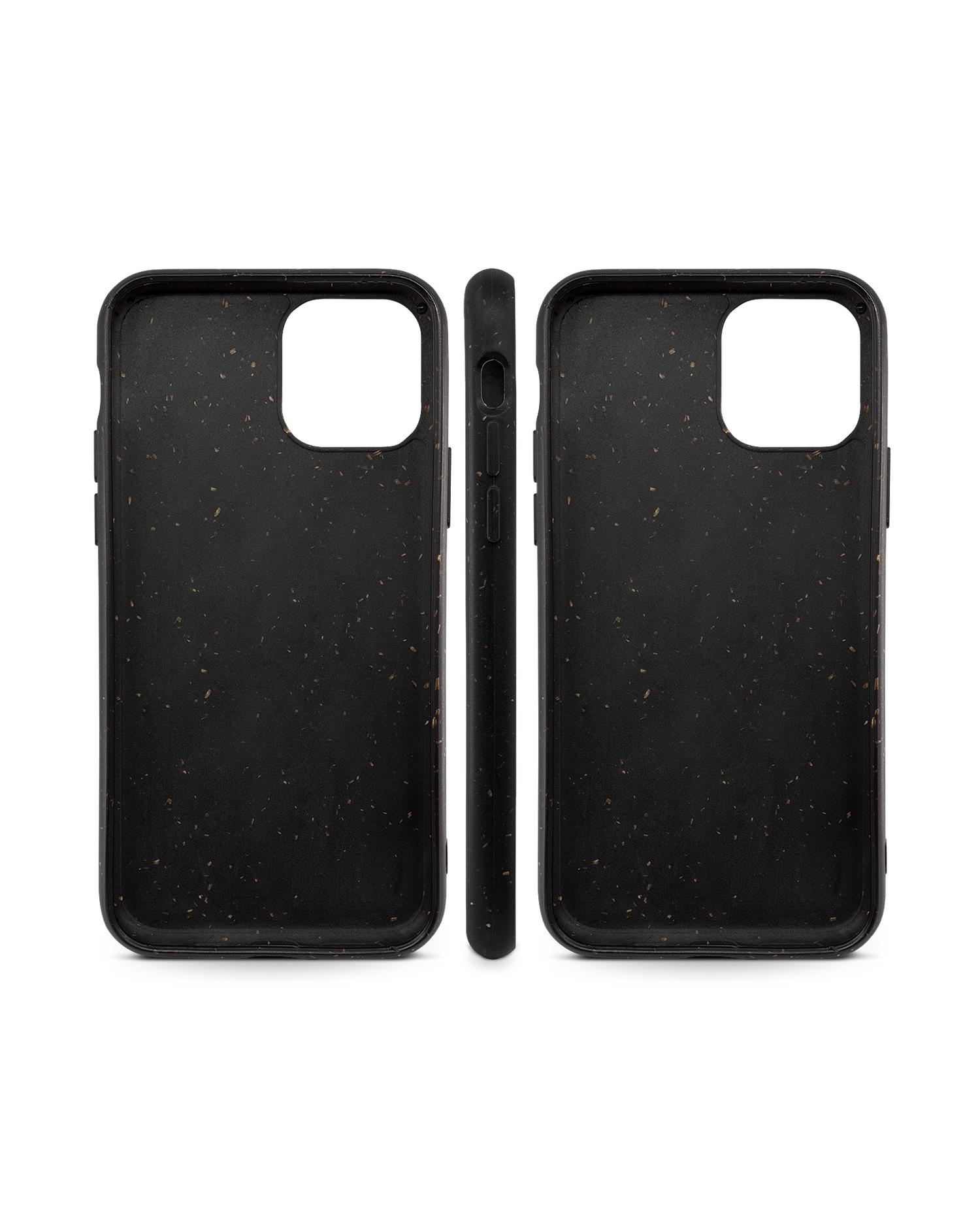 Black Eco-Friendly Phone Case for Apple iPhone 11 Pro: Side Views
