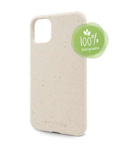 White Eco-Friendly Phone Case for Apple iPhone 11: 100% Biodegradable