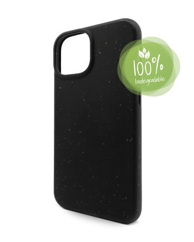 Black Eco-Friendly Phone Case for Apple iPhone 13 mini: 100% Biodegradable