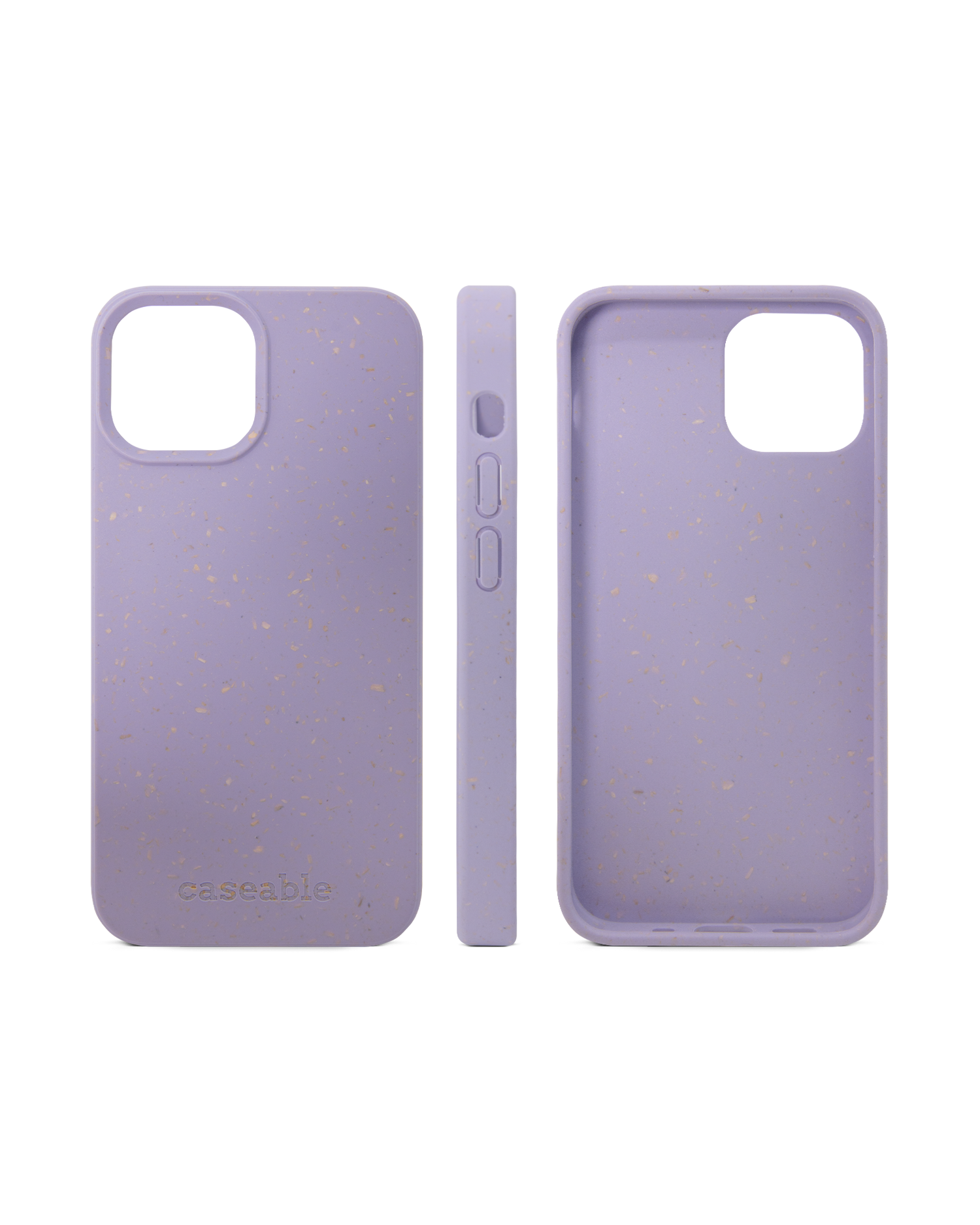Purple Eco-Friendly Phone Case for Apple iPhone 13 mini: Side Views
