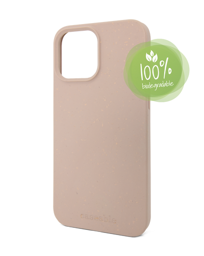 Sand Pink Eco-Friendly Phone Case for Apple iPhone 13 Pro Max: 100% Biodegradable