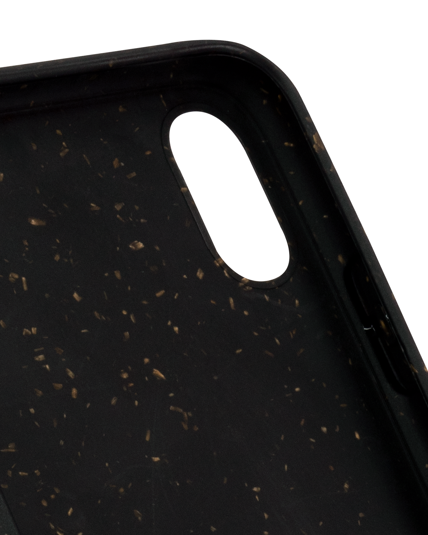 Black Eco-Friendly Phone Case for Apple iPhone X, Apple iPhone XS: Details outside