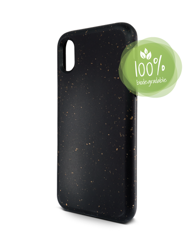 Black Eco-Friendly Phone Case for Apple iPhone X, Apple iPhone XS: 100% Biodegradable