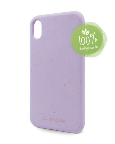 Purple Eco-Friendly Phone Case for Apple iPhone XR: 100% Biodegradable