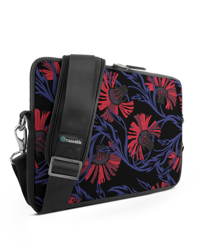Midnight Floral Premium Laptop Bag 13 inch