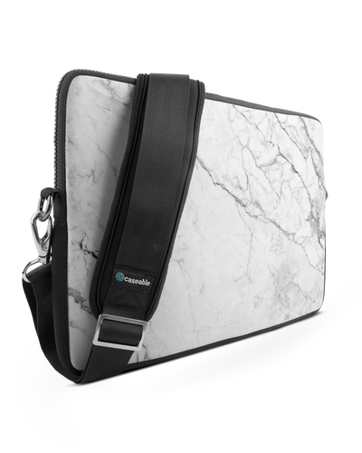 White Marble Premium Laptop Bag 15 inch