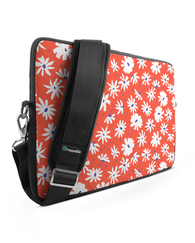 Retro Daisy Premium Laptop Bag 15 inch