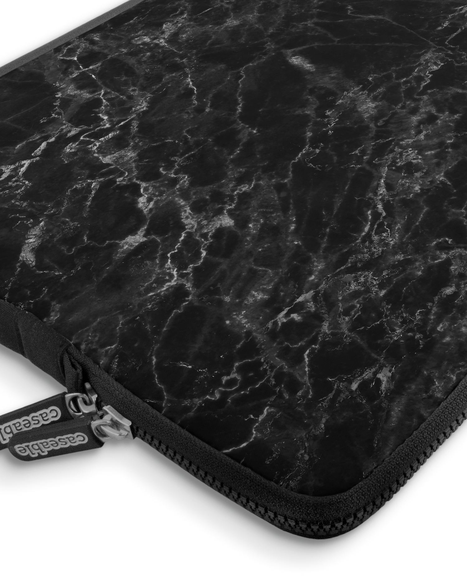 Midnight Marble Premium Laptop Bag 17 inch with device inside