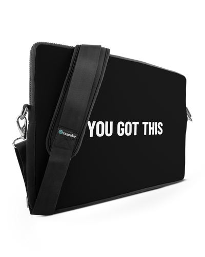 You Got This Black Premium Laptop Bag 17 inch