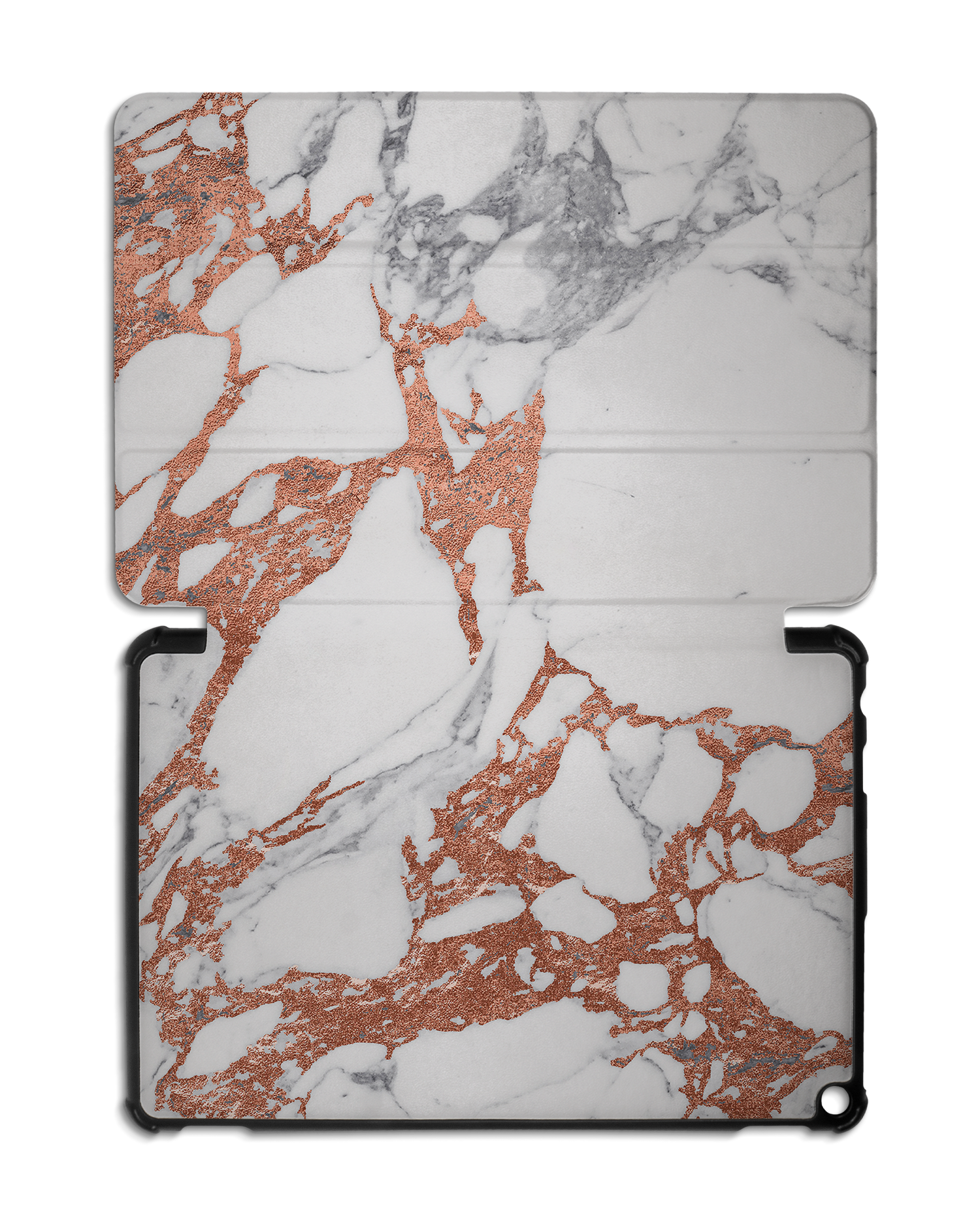 Marble Mix Tablet Smart Case for Amazon Fire HD 10 (2021): Opened