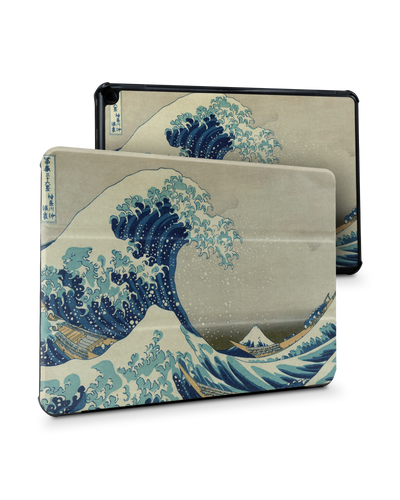 Great Wave Off Kanagawa By Hokusai Tablet Smart Case Amazon Fire HD 10 (2021): Front View
