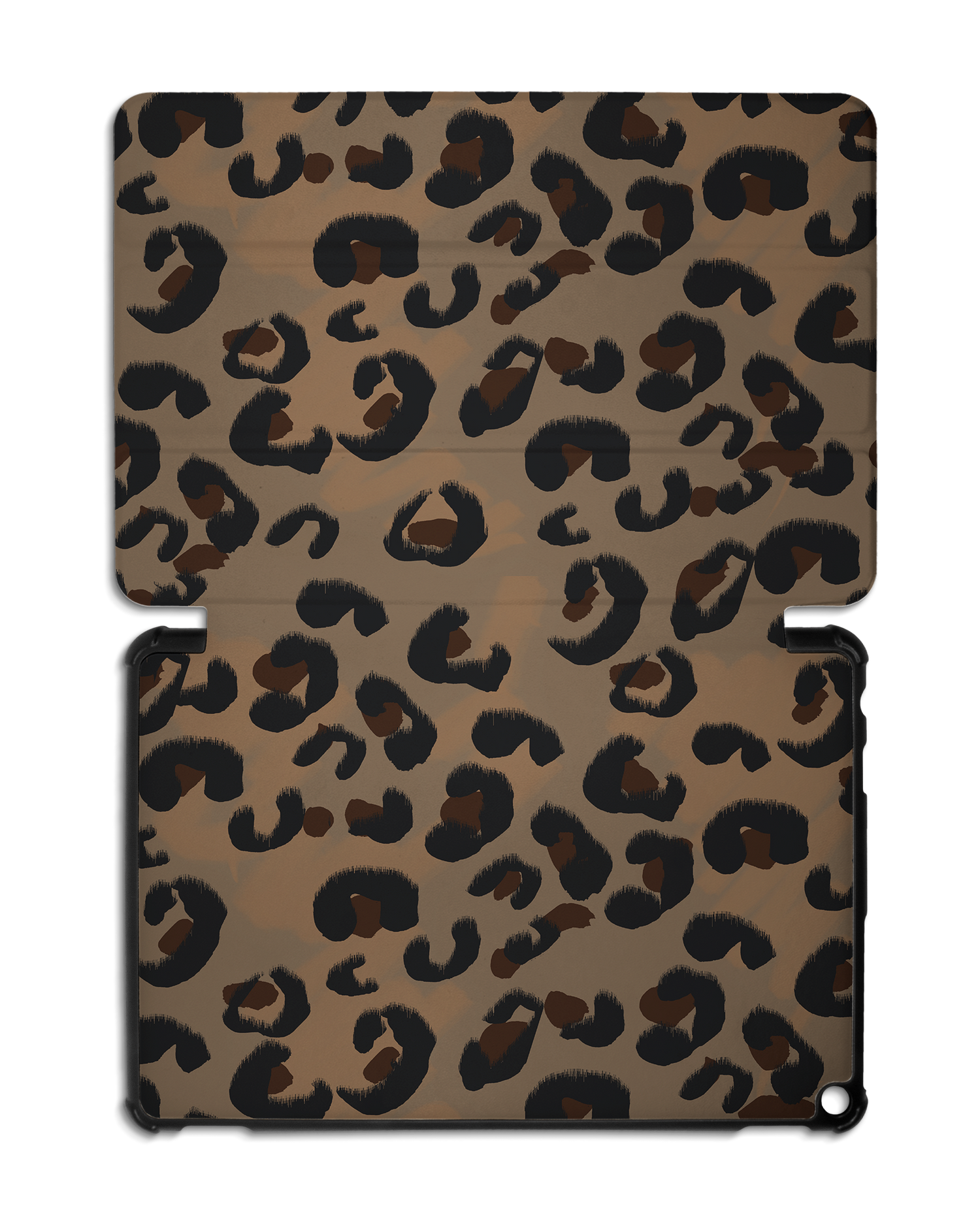 Leopard Repeat Tablet Smart Case for Amazon Fire HD 10 (2021): Opened