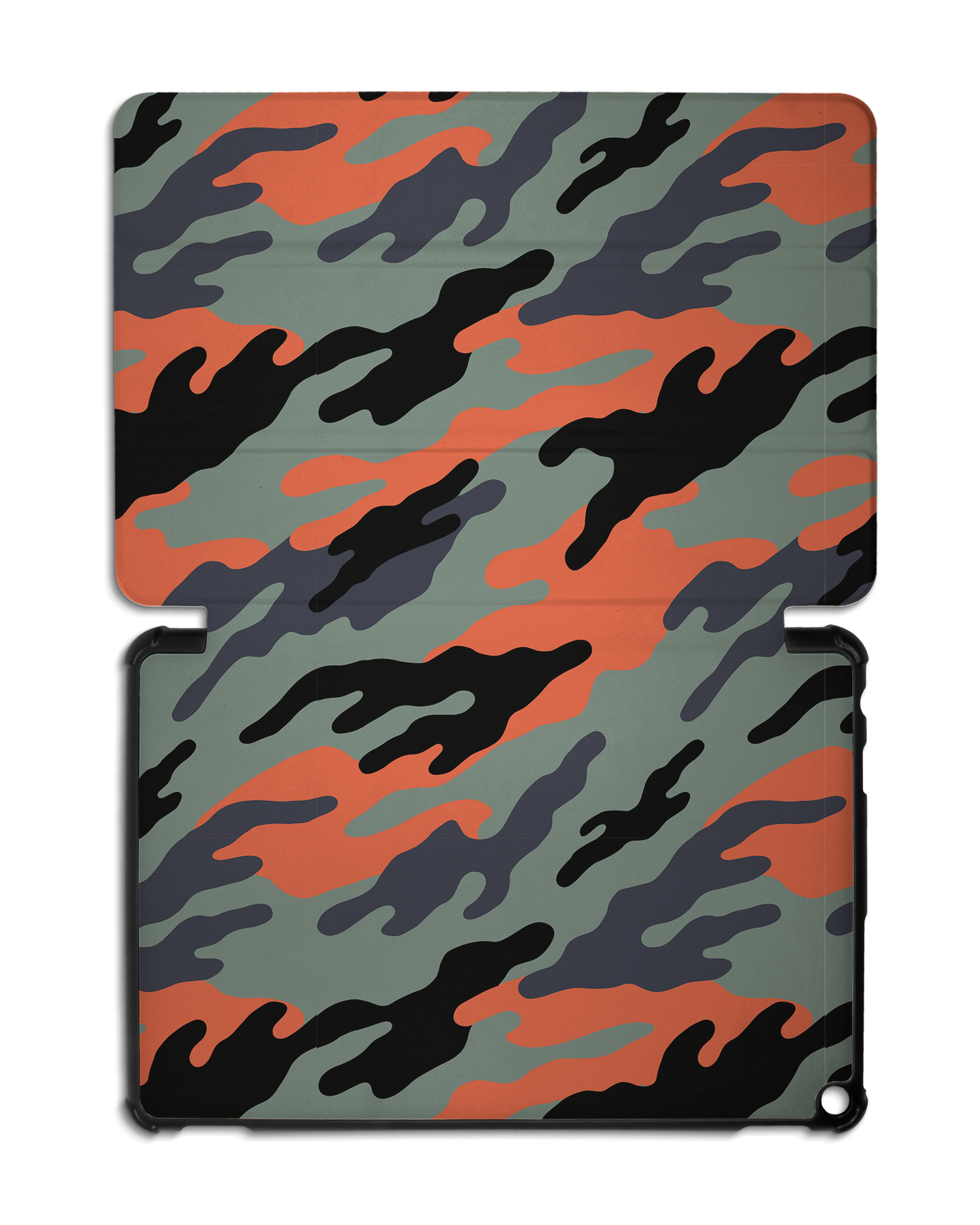 Camo Sunset Tablet Smart Case for Amazon Fire HD 10 (2021): Opened
